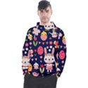 Bunny - Easter Pattern Men s Pullover Hoodie View1