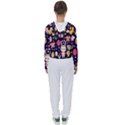 Bunny - Easter Pattern Women s Slouchy Sweat View2