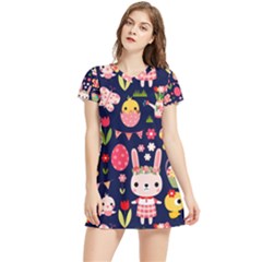 Bunny - Easter Pattern Women s Sports Skirt