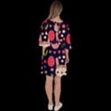 Bunny - Easter Pattern Velour Kimono Dress View4