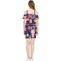 Bunny - Easter Pattern Shoulder Frill Bodycon Summer Dress View2