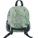 Green Christmas Trees, Cute, Doodle Kids  Age 5-10 Lightweight School Backpack with Side Pockets View2