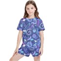 Patterns, Doodles, Pattern, Colorful Kids  T-Shirt And Sports Shorts Set View1