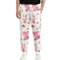 Pink Woodland Animals, Koteto Men s Elastic Waist Pants View1