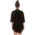 Geometric Abstract Pattern Line Open Front Chiffon Kimono View2