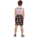 Christmas Pattern With Snowflakes Berries Kids  Basketball Shorts View4