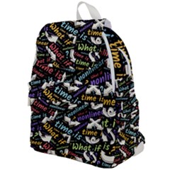 Time Nonlinear Curved Linear Top Flap Backpack