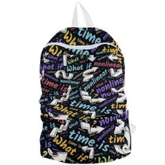 Time Nonlinear Curved Linear Foldable Lightweight Backpack