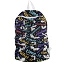 Time Nonlinear Curved Linear Foldable Lightweight Backpack View1