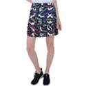 Time Nonlinear Curved Linear Tennis Skirt View1