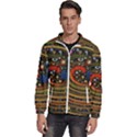 Swirl Vortex Emoji Cyclone Motion Art Men s High Neck Windbreaker View1