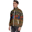 Swirl Vortex Emoji Cyclone Motion Art Men s High Neck Windbreaker View2