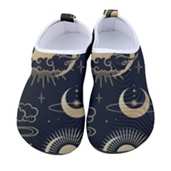 Asian Seamless Pattern With Clouds Moon Sun Stars Vector Collection Oriental Chinese Japanese Korean Kids  Sock-style Water Shoes