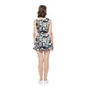 New York City Nyc Broadway Doodle Art Women s Crop Top Pleated Skater Rave Skirt View4