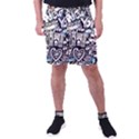 New York City Nyc Broadway Doodle Art Men s Pocket Shorts View1