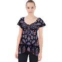 Chartres Cathedral Notre Dame De Paris Stained Glass Lace Front Dolly Top View1