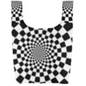 Geomtric Pattern Illusion Shapes Foldable Shopping Bag View2