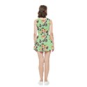 Retro 1880s Flowers Pattern 24 Women s Crop Top Pleated Skater Rave Skirt View4