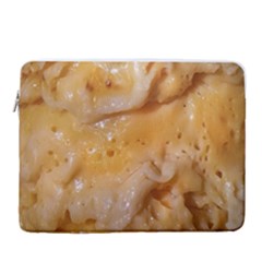 Homemade Flan Extreme Close-up Texture 15  Vertical Laptop Sleeve Case With Pocket