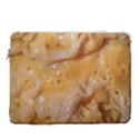 Homemade Flan Extreme Close-up Texture 15  Vertical Laptop Sleeve Case With Pocket View1