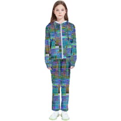 Glitch Chaos Print Kids  Tracksuit