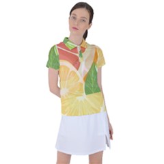 Citrus Fruit Healthy Vitamin Women s Polo T-shirt