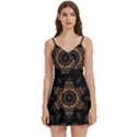Bronze Age Mandala Body Wrap Sleeveless V-Neck Mini Dress View1