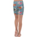 Cute Bird Pattern Kids  Lightweight Velour Capri Yoga Leggings View4