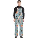 Cute Bird Pattern Men s Side Zip Front Pouch Ski And Snowboard Bib Pants	 View1