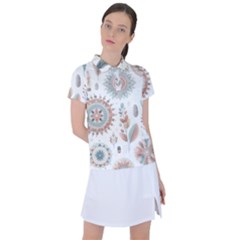 Pastel-boho-pattern Women s Polo T-shirt