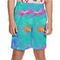 Christmas Pattern Kids  Basketball Shorts View1