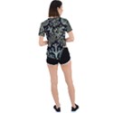 Weave Haeckel Lichenes Photobionten Asymmetrical Short Sleeve Sports T-Shirt View4