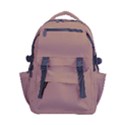 Mocha Mousse Hex Code #a47864 Carry-on Double Buckle Travel Backpack View1