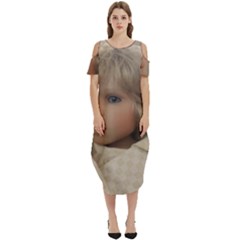 Pxl 20231201 234916912 Cold Shoulder Loose Fit Dress With Pockets