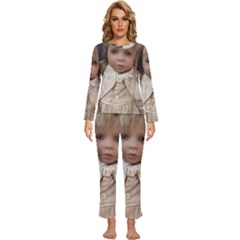 Amber Womens  Long Sleeve Lightweight Pajamas Set