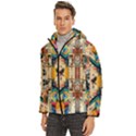aaaaa Men s Hooded Quilted Jacket View2