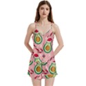 Avo Merry Christmas, Candies, Candy Cane V-Neck Satin Loungewear Set View1
