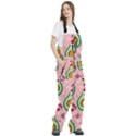 Avo Merry Christmas, Candies, Candy Cane Women s Front Zip Ski And Snowboard Bib Pants View3