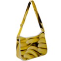 Bananas, Macro, Fruits, Ripe Bananas Zip Up Shoulder Bag View1