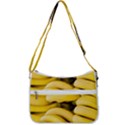 Bananas, Macro, Fruits, Ripe Bananas Zip Up Shoulder Bag View3