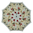 Christmas Puppies, Santa, Craciun, Christmas, Funny, Hat, Puppy, Red Automatic Folding Umbrella with Case (Medium) View1