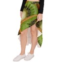 Kiwi Texture, Background With Kiwi, Fruits, Kiwi Asymmetrical Ruffle Hem Skirt  View2