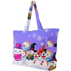 Let s Have Fun With Snowmen Simple Shoulder Bag