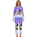 Let s Have Fun With Snowmen Womens  Long Sleeve Lightweight Pajamas Set View1