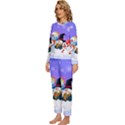 Let s Have Fun With Snowmen Womens  Long Sleeve Lightweight Pajamas Set View2