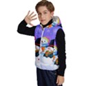 Let s Have Fun With Snowmen Kids  Stylish Hooded Puffer Vest View2