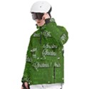Merry Christmas , Holidays, Celebrations Men s Pullover Zip Ski and Snowboard Waterproof Breathable Jacket View2
