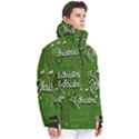 Merry Christmas , Holidays, Celebrations Men s Pullover Zip Ski and Snowboard Waterproof Breathable Jacket View3