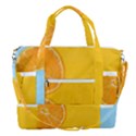 Orange, Slices, Fruit, Citrus Sports Shoulder Bag with Shoes Compartment View2