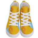 Orange, Slices, Fruit, Citrus Kids  Hi-Top Skate Sneakers View1